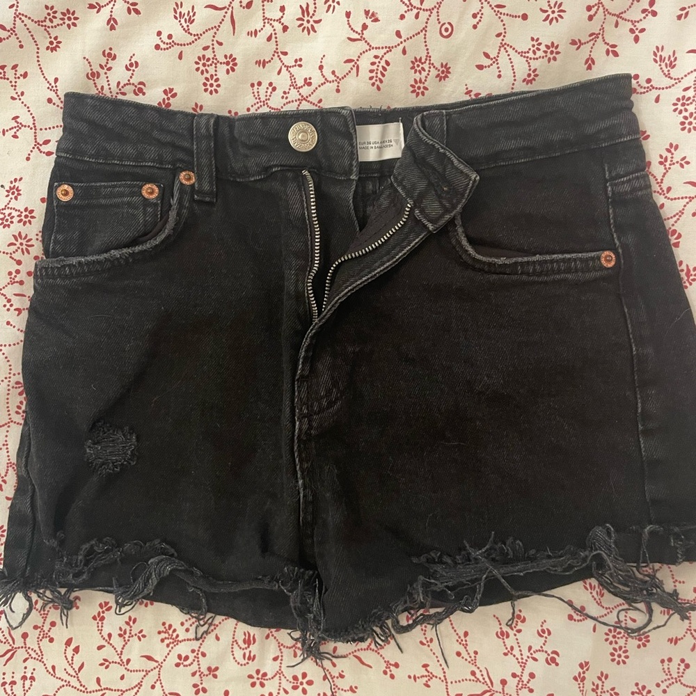 Denim Zara shorts